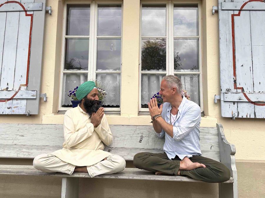 Punnu Wasu und Stefan Geisse auf der Schweibenalp